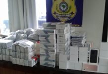 PRF apreende 380 celulares