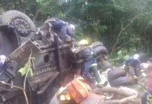 Carreta de Marialva cai em ribanceira
