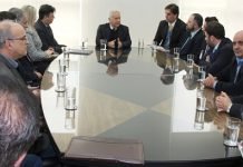 Comitiva esteve no TJ-PR para pedir a construção do novo fórum da comarca de Jandaia do Sul