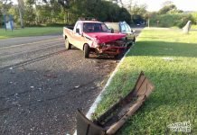 SAMU encaminha motorista ao PAM após acidente em trevo