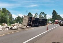 Índio é preso após tombamento de carreta