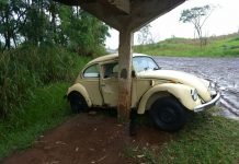 Fusca furtado em Jandaia é recuperado