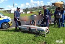 Viapar e SAMU atendem vítimas de acidente na saída para Mandaguari