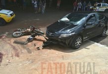Jovem morre em acidente de moto em Arapongas