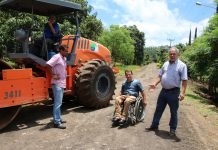 Prefeitura de Jandaia do Sul realiza aplicação de fresado na Vila Rural Paraíso