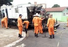 Tem início o recape da Rua Senador Souza Naves