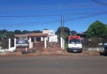 Homem cai de telhado em Mandaguari