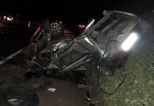 Acidente grave é registrado na PR-444 na noite de domingo