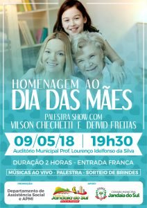 Prefeitura Jandaia - Cartaz Dia das Mães