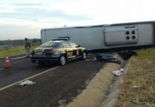 Acidente entre ônibus e carros deixa oito mortos