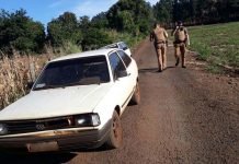 Veículo furtado em Bom Sucesso é localizado na zona rural de Jandaia
