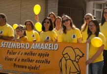 Fotos das ações do Setembro Amarelo em Jandaia do Sul