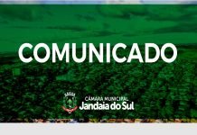 Comunicado da Câmara Municipal de Vereadores