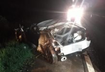 Acidente entre Mandaguari e Marialva deixa quatro feridos