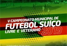 Abertas as inscrições para o V Campeonato Municipal de Futebol Suíço Livre e Veterano