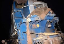 Trem colide em carreta na saída para Mandaguari