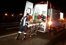 Motociclista sofre queda na BR-376 em Jandaia do Sul
