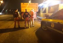 PRF e PM apreendem droga em seis pneus de caminhão em Apucarana
