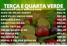 Ofertas desta Terça e Quarta Verde no Central Supermercados