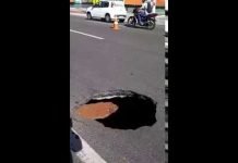 Buraco em rodovia deixa trecho de Sarandi interditado