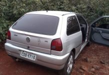 Gol furtado é localizado na zona rural de Cambira