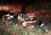 Mulher fica gravemente ferida após queda de moto em Jandaia