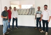 Circuito Jandaia faz doação de alimentos a Fazenda da Esperança