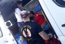 Homem agride mulher com faca na Rua Clementino Puppi