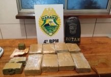 Homem é preso com 4kg de maconha em Mandaguari