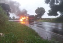 Motorista de caminhão morre carbonizado em São Pedro do Ivaí