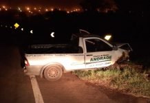Colisão com anteparo na saída para Apucarana