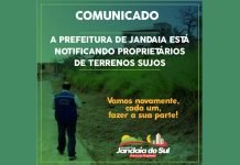 Prefeitura está notificando proprietários de terrenos com mato