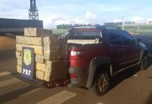 PRF apreende camionete carregada com maconha em Mandaguari