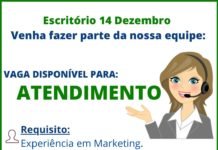 Oportunidade de trabalho