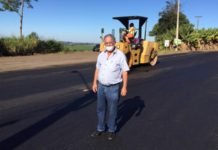Pavimentação da estrada para o Canutã cria um cenário novo na zona rural