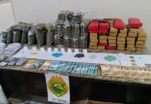 Estudante é preso com quase 60 Kg de drogas em Apucarana