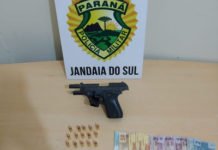 Motorista de BMW é preso por porte ilegal de arma em Jandaia