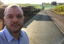 Representante do Deputado Federal Luizão Goulart visita Obras da Rodovia BR 369