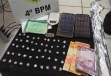 Polícia Militar apreende 40 pedras de crack com criança em Mandaguari
