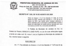 Covid-19 – Prefeitura de Jandaia do Sul divulga novo decreto