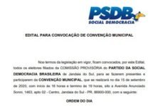 Edital de Convocação PSDB