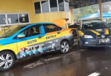PRF retém em Mandaguari veículo de Autoescola, após várias denúncias de direção perigosa