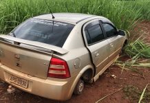 Veículo roubado em Kaloré é localizado sem as rodas