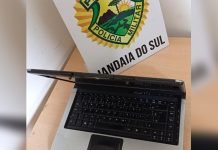 Polícia Militar prende homem após furto de notebook no centro de Jandaia