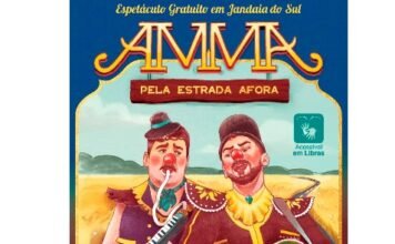 Jandaia do Sul recebe espetáculo gratuito “AMMA – Pela Estrada Afora” neste Domingo (17)