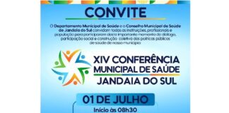 XIV Conferência Municipal de Saúde de Jandaia do Sul será realizada no dia 1º de julho