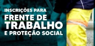 Jandaia do Sul abre inscrições para o Programa Frente de Trabalho e Proteção Social