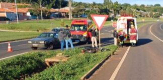 Motocicleta envolvida em acidente em Cambira tinha mais de R$ 7 mil em débitos
