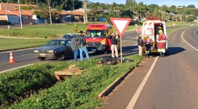 Motocicleta envolvida em acidente em Cambira tinha mais de R$ 7 mil em débitos