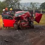 Acidente grave na saída de Jandaia do Sul para Bom Sucesso